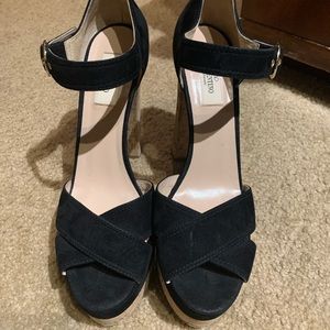 Valentino Garavani cork platform sandals size 40.5